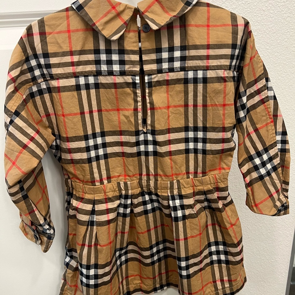 Burberry Toddler Drawstring Shirt Dress